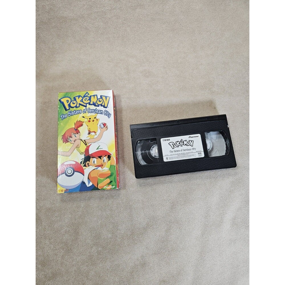 Pokémon The Sisters Of Cerulean City VHS 1998 Tested Working Viz Video